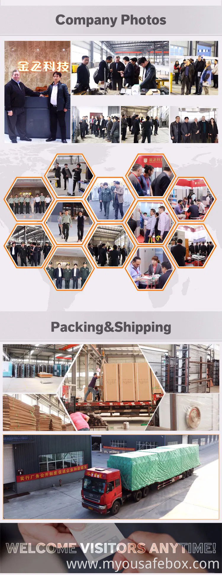 High Quality Big Bank Deposit Safe Box